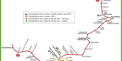 Lille метроны газрын зураг